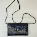 Chanel Clutch with Chain Crocodile Embossed Calfskin AP5233 Black - Default Title - View 1