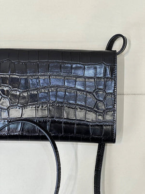 Chanel Clutch with Chain Crocodile Embossed Calfskin AP5233 Black - Default Title - View 4