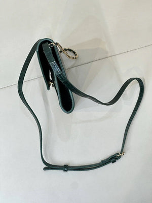 Chanel Clutch with Chain Crocodile Embossed Calfskin AP5233 Green - Default Title - View 7