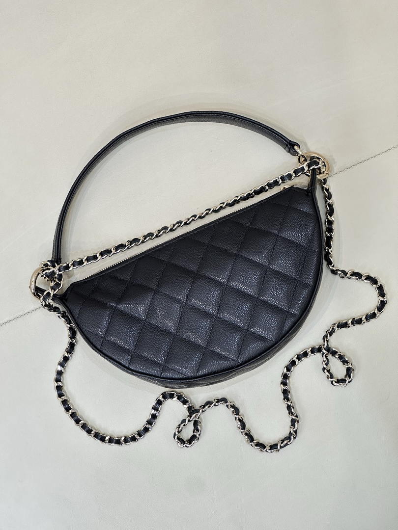 Chanel Clutch with chain Lambskin & Gold-Tone Metal AP5094 Black - Default Title - View 7