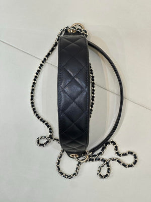 Chanel Clutch with chain Lambskin & Gold-Tone Metal AP5094 Black - Default Title - View 9