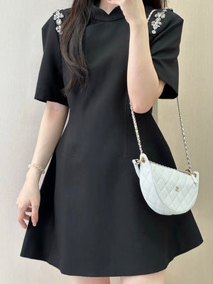 Chanel Clutch with chain Lambskin & Gold-Tone Metal AP5094 White - Default Title - View 2