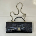 Chanel Crocodile Embossed Calfskin AP5280 Black