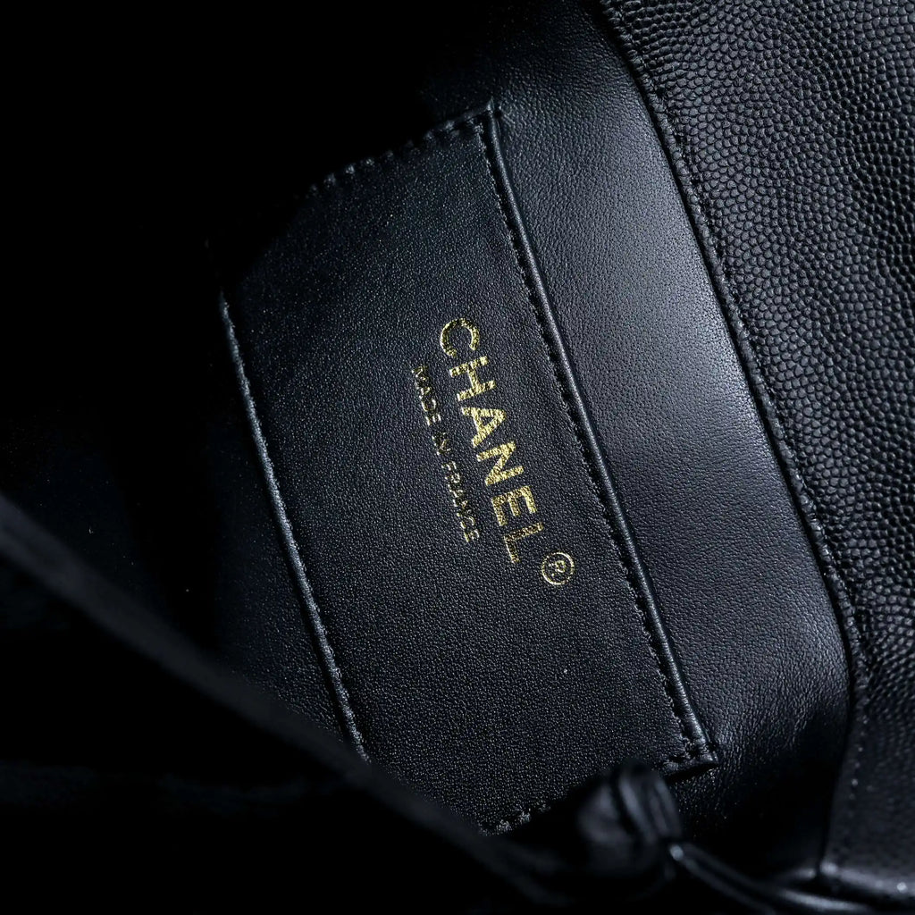 Chanel Crush Handle box Bag Calfskin AS4591 Black
