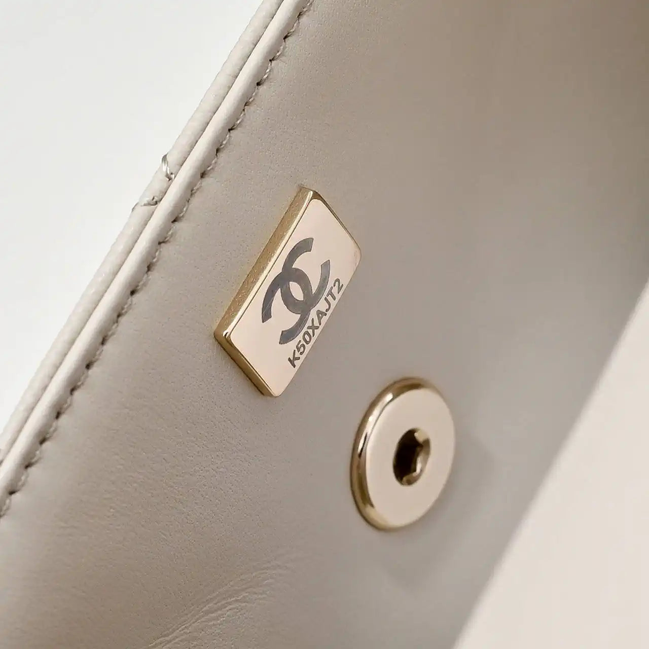 Chanel Crush Handle box Bag Calfskin AS4591 Apricot