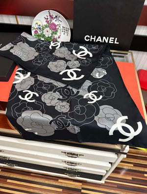 Chanel Double-sided Scarf Designer Scarf C88720 - Default Title - View 4