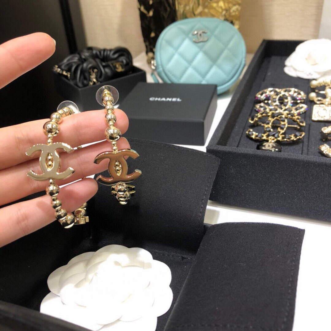 Chanel Earring Chanel Designer Jewelry CC30700 - Default Title - View 1