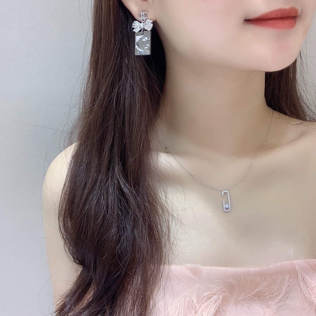 Chanel Earring Designer Jewelry CC32108 - Default Title - View 4