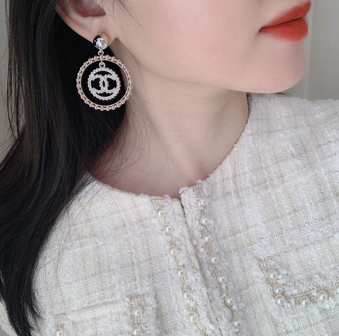 Chanel Earring Designer Jewelry CC32113 - Default Title - View 1