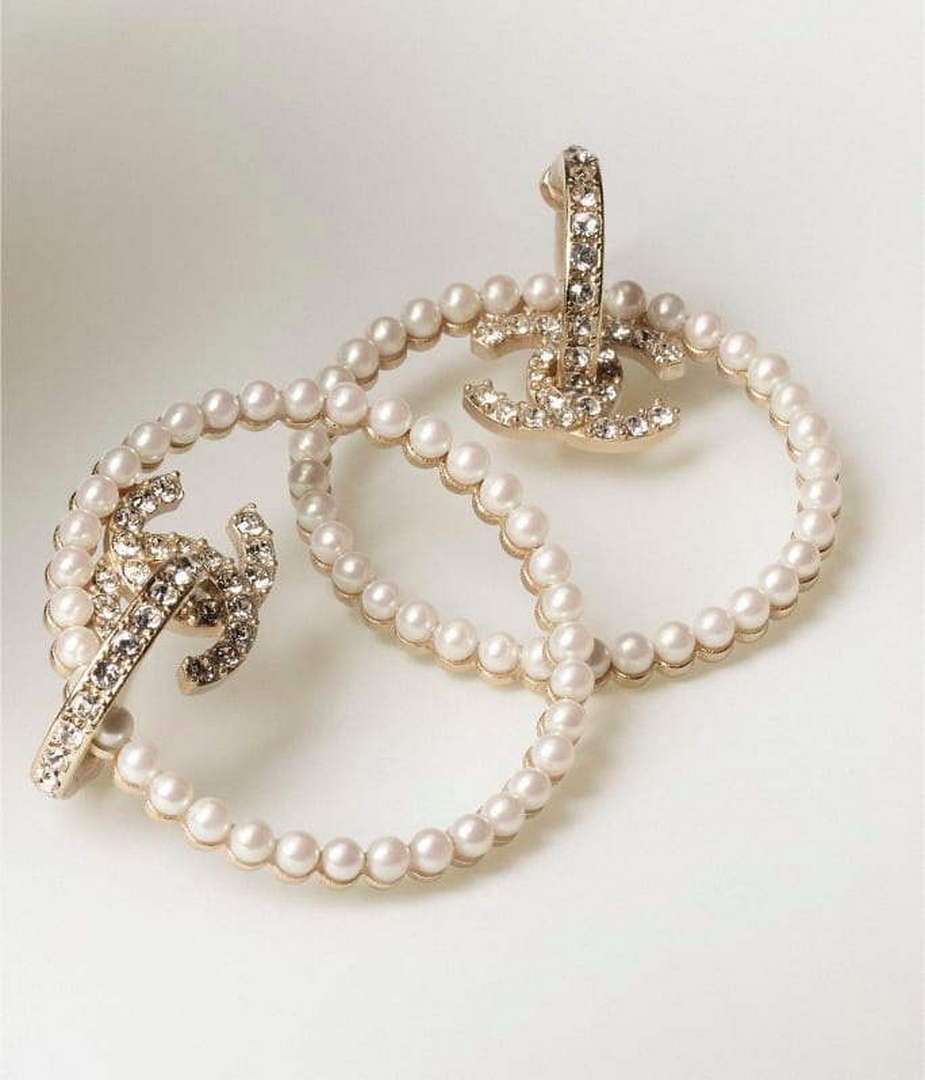 Chanel Earring Designer Jewelry CC32117 - Default Title - View 1