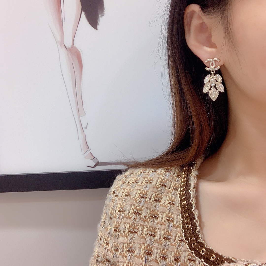 Chanel Earring Designer Jewelry CC32122 - Default Title - View 1