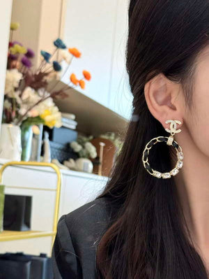 Chanel Earring Designer Jewelry CC32123 - Default Title - View 1