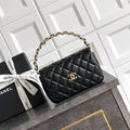 Chanel Evening with Handle Bag Lambskin AS6675 Black