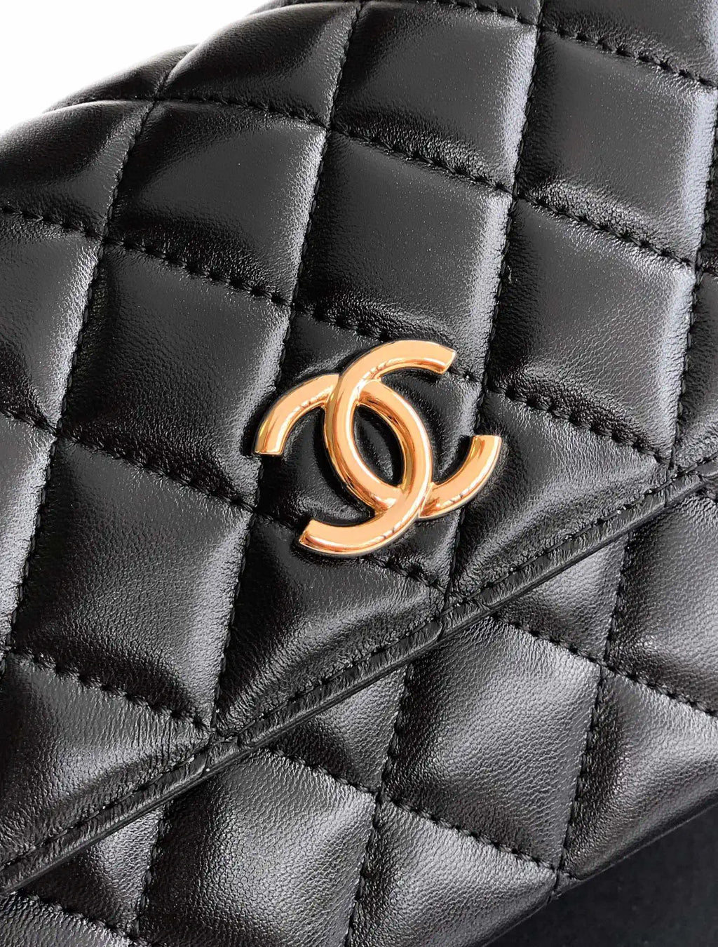Chanel Evening with Handle Bag Lambskin AS6675 Black