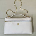 Chanel  Extra large Vanity with chain AP6743 White