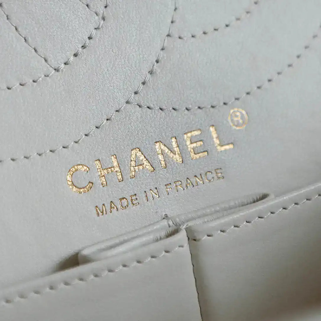 Chanel A01112 Felt hat-shaped badge pearl chain Flap Classic 11.12 Handbag