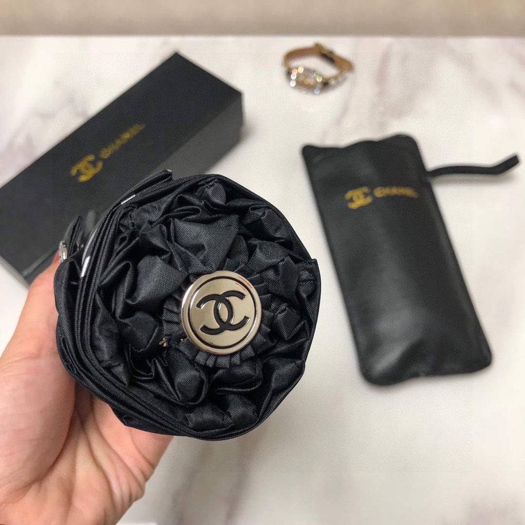 Chanel Five Fold Automatic Folding Sun Umbrella C855668