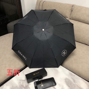 Chanel Five Fold Automatic Folding Sun Umbrella C855668 - Default Title - View 1