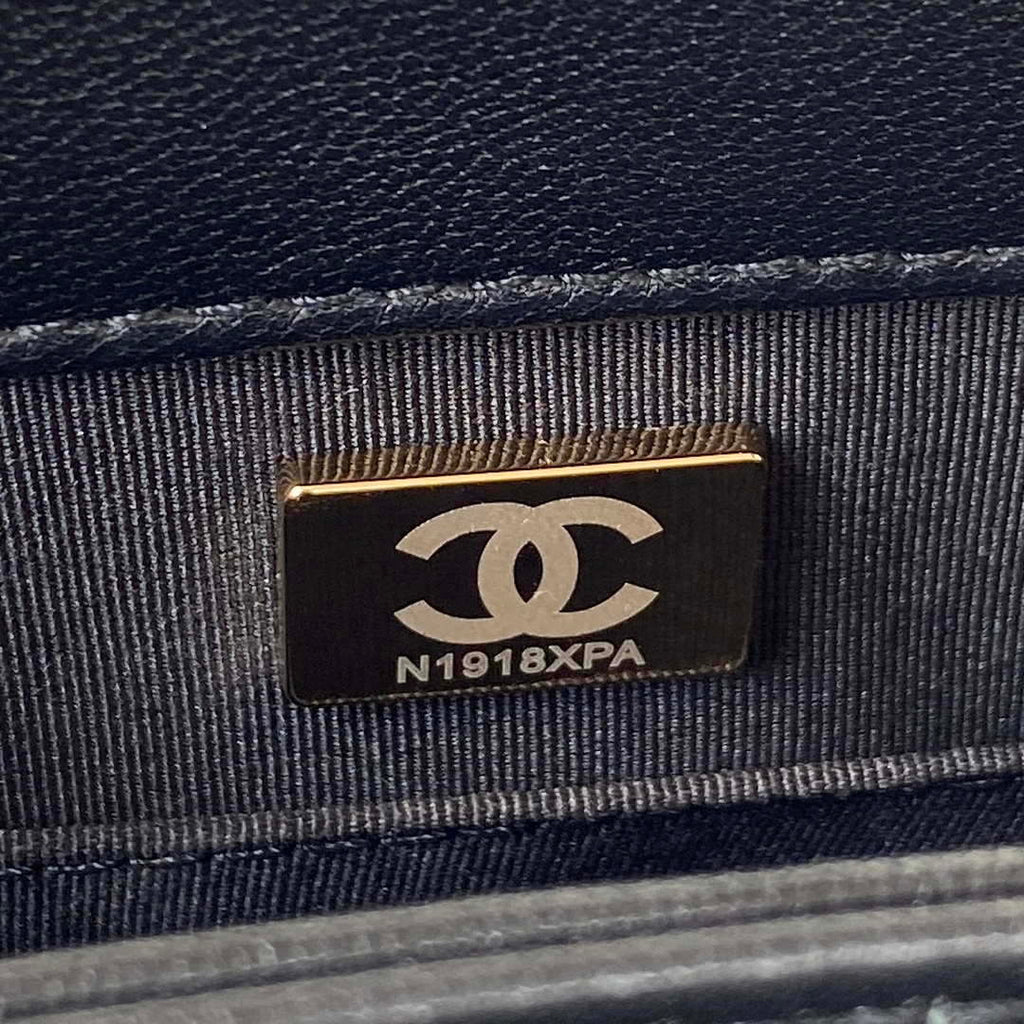 Chanel flap bag Lambskin AS3498 Black