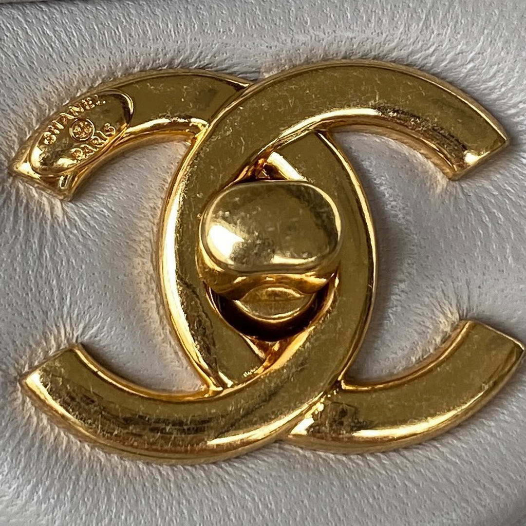 Chanel flap bag Lambskin AS3498 Gray