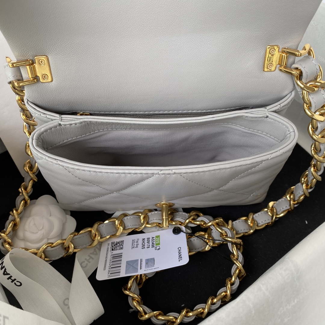 Chanel flap bag Lambskin AS3498 Gray - Default Title - View 7