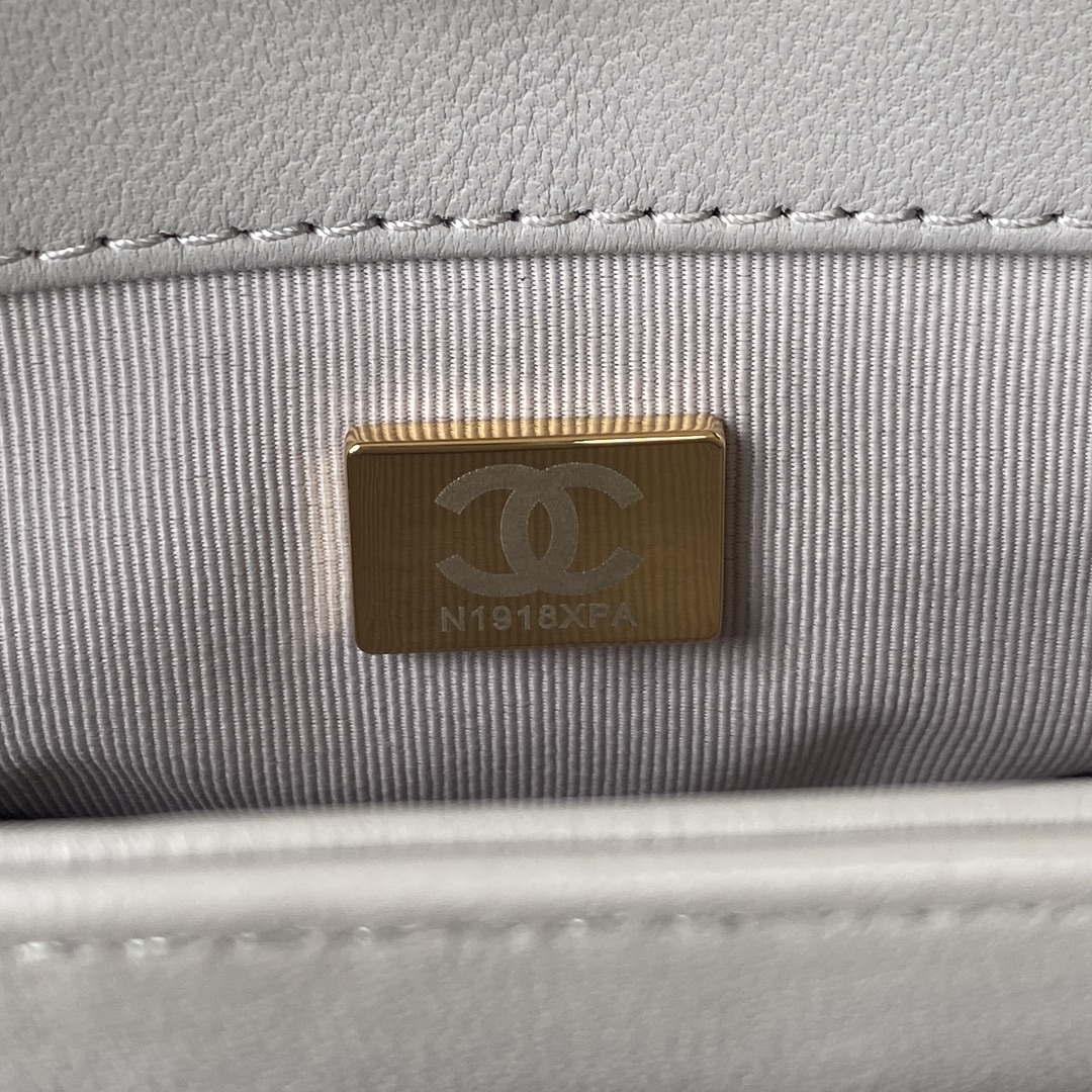 Chanel flap bag Lambskin AS3498 Gray