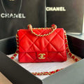Chanel flap bag Lambskin AS3498 Red - Default Title - View 1