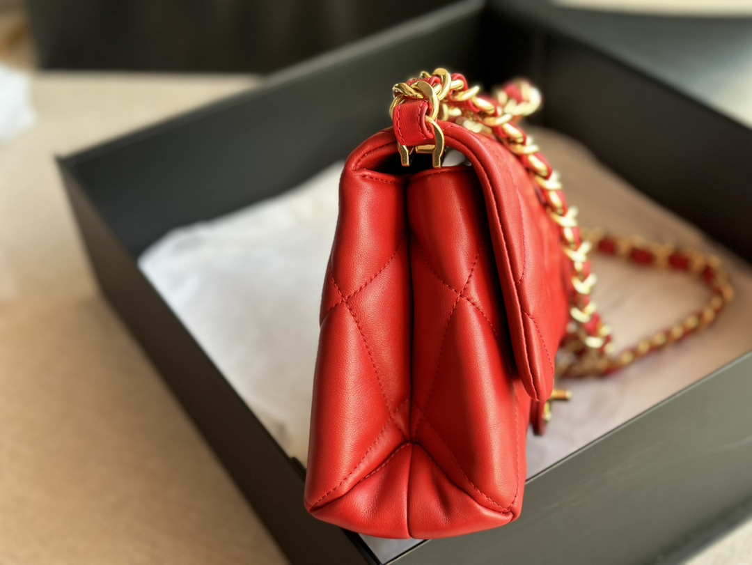 Chanel flap bag Lambskin AS3498 Red - Default Title - View 5