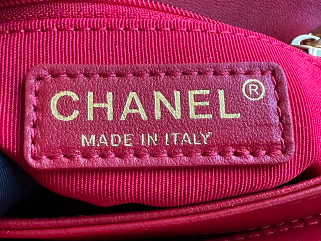 Chanel flap bag Lambskin AS3498 Red