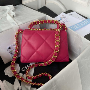 Chanel flap bag Lambskin AS3498 Rose Red - Default Title - View 2