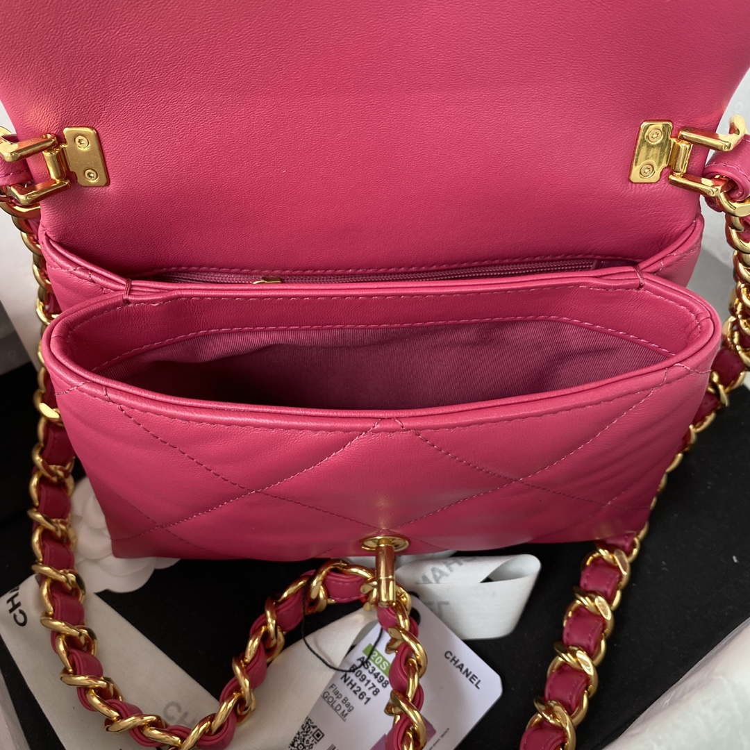 Chanel flap bag Lambskin AS3498 Rose Red - Default Title - View 9