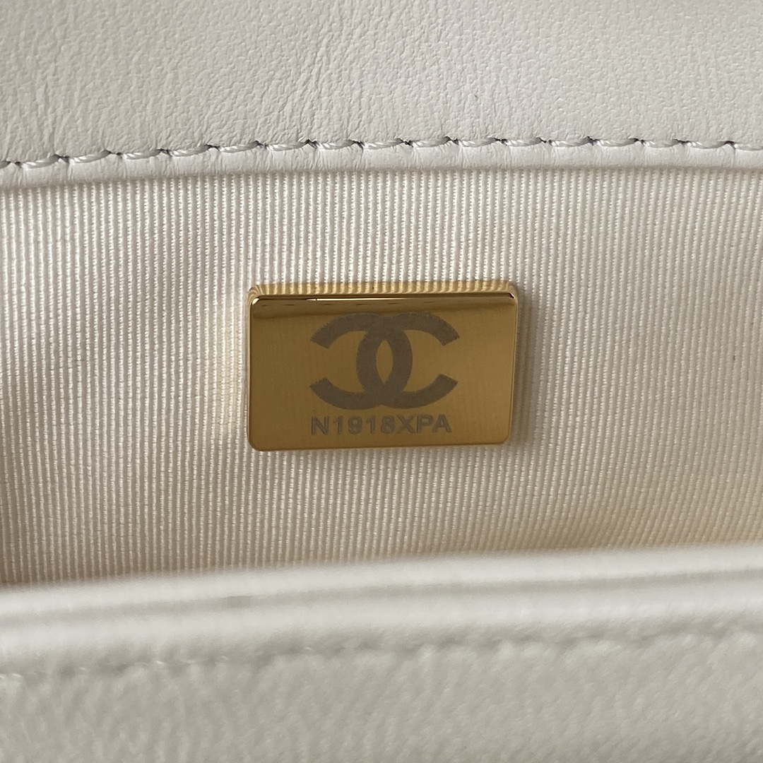 Chanel flap bag Lambskin AS3498 White - Default Title - View 9