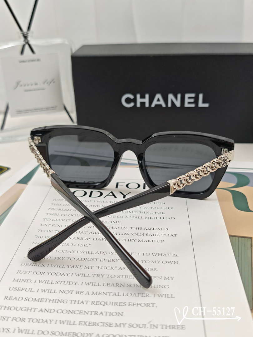 Chanel Fshion 55127 Classic Sunglasses C83250 - Corlor 1 - View 8