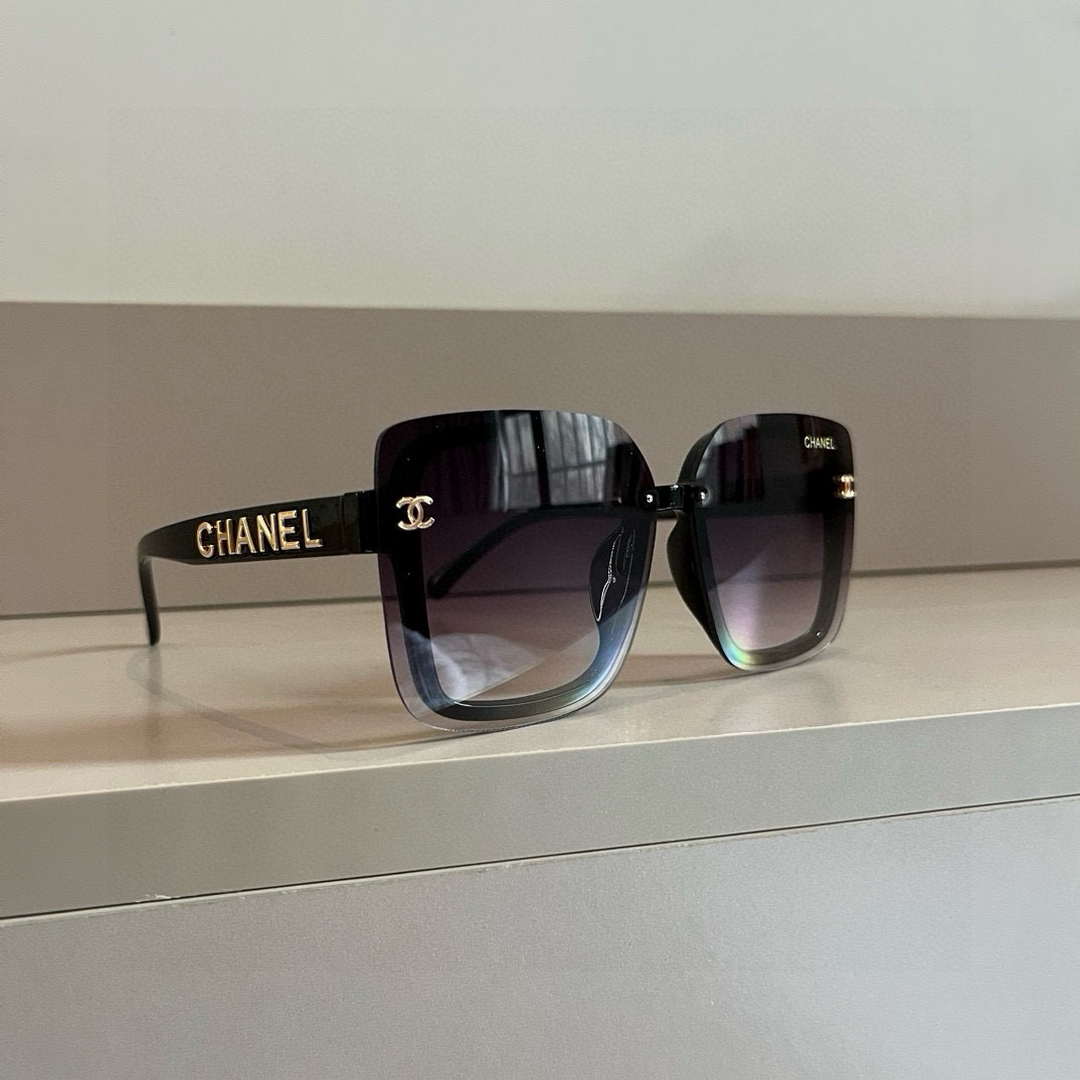 Chanel Fshion Classic Sunglasses C83209 - 2. Black - View 7