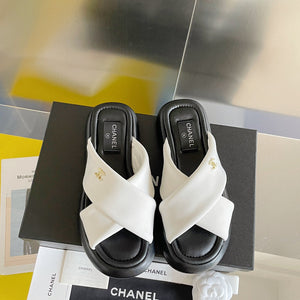 Chanel G38864 Mules Fabric Sandals Women C91151 - 35 - View 3