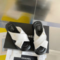 Chanel G38864 Mules Fabric Sandals Women C91151 - 35 - View 1