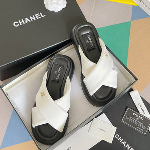 Chanel G38864 Mules Fabric Sandals Women C91151 - 35 - View 4