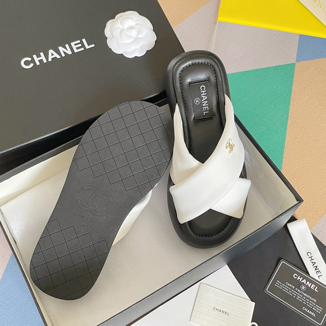 Chanel G38864 Mules Fabric Sandals Women C91151 - 35 - View 9