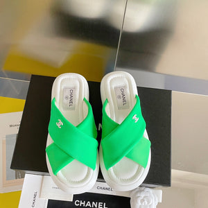 Chanel G38864 Mules Fabric Sandals Women C91153 - 35 - View 2