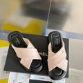 Chanel G38864 Mules Fabric Sandals Women C91154 - 35 - View 1