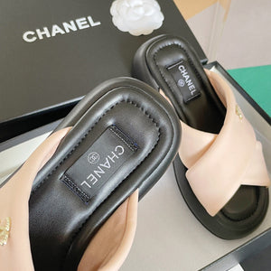 Chanel G38864 Mules Fabric Sandals Women C91154 - 35 - View 8