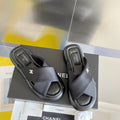 Chanel G38864 Mules Fabric Sandals Women C91150 - 35 - View 1