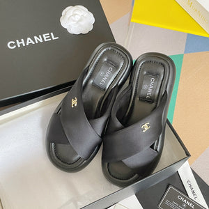 Chanel G38864 Mules Fabric Sandals Women C91150 - 35 - View 6