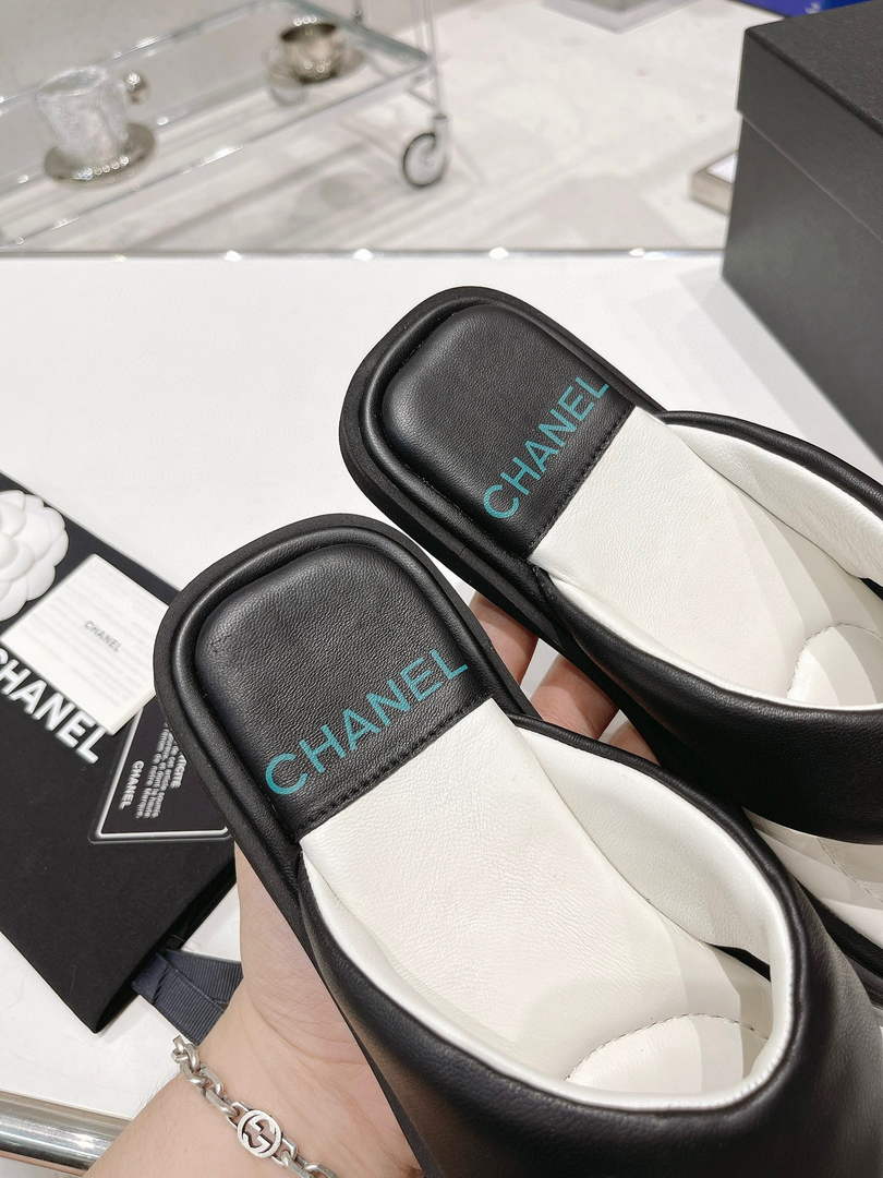 Chanel G38865 Sandals Mules Fabric Women C91180 - 35 - View 4