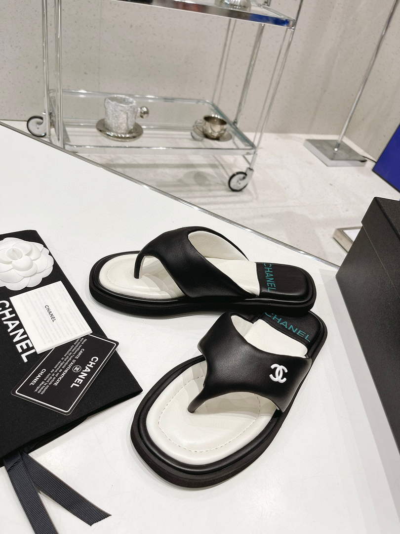 Chanel G38865 Sandals Mules Fabric Women C91180