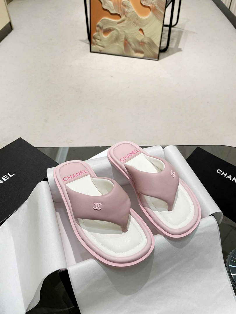 Chanel G38865 Sandals Mules Fabric Women C91181