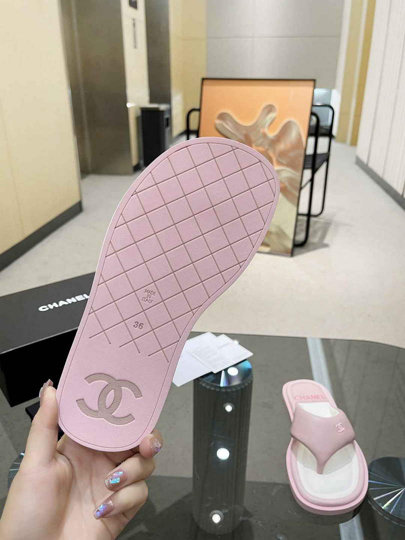 Chanel G38865 Sandals Mules Fabric Women C91181 - 35 - View 9