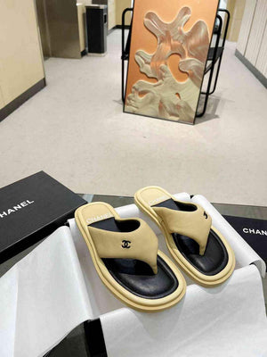 Chanel G38865 Sandals Mules Fabric Women C91182 - 35 - View 1