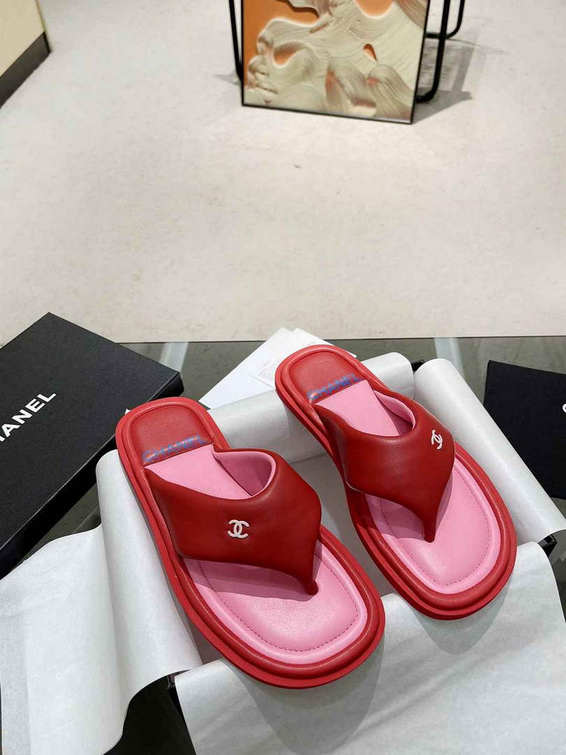 Chanel G38865 Sandals Mules Fabric Women C91183 - 35 - View 1