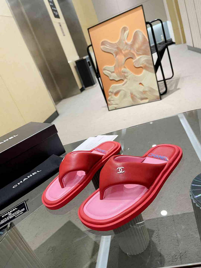 Chanel G38865 Sandals Mules Fabric Women C91183